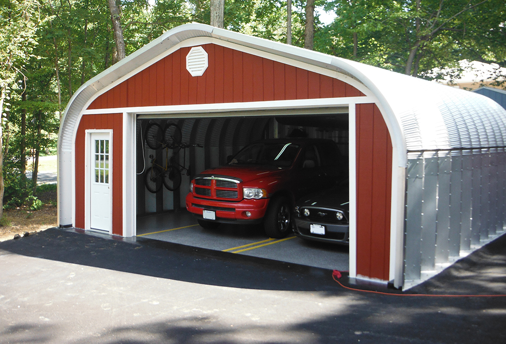 two car garage